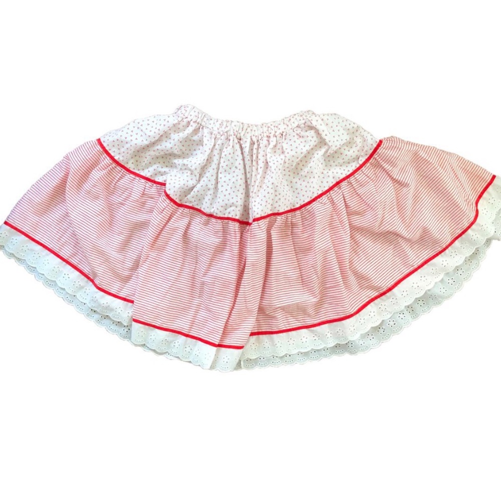 Vintage flare Paris skirt